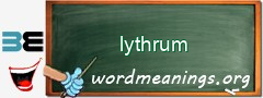 WordMeaning blackboard for lythrum